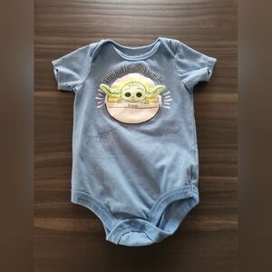 Star Wars Baby Yoda onesie size 6-12M